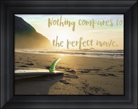 Framed Perfect Wave Print