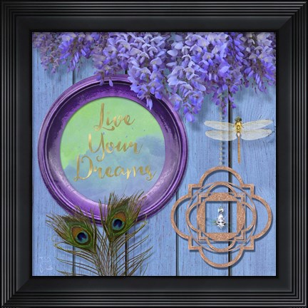 Framed Summer Cottage Print