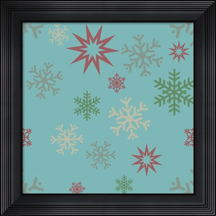Framed Beautiful Christmas X Print