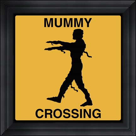 Framed Mummy Crossing Print