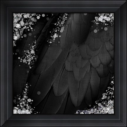 Framed Mid-Summer Magik Noir Diamonds Print