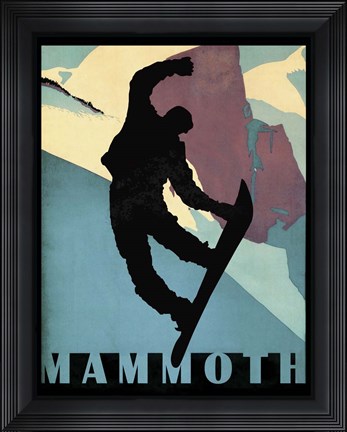 Framed Mammoth Mountain Winter Sports II Print
