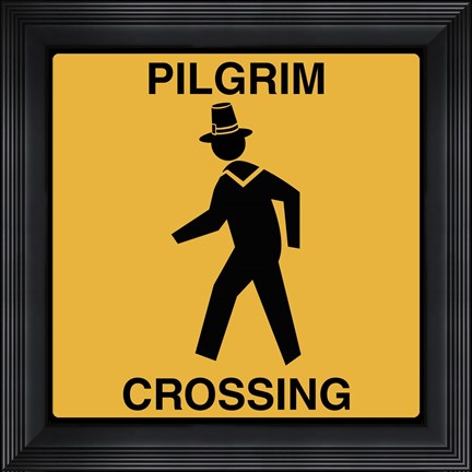 Framed Pilgrim Crossing Print