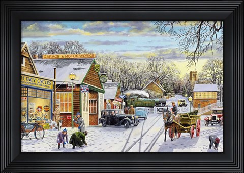 Framed Winter Service Print