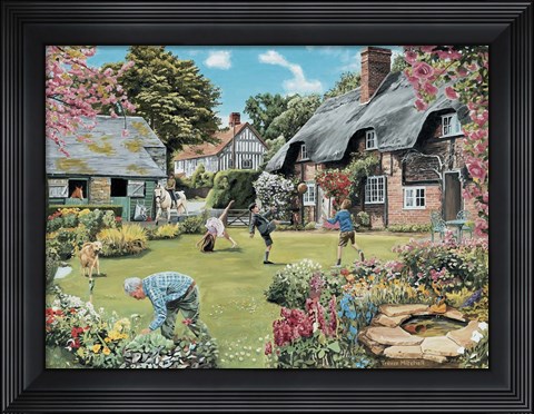 Framed Cottage Garden Print