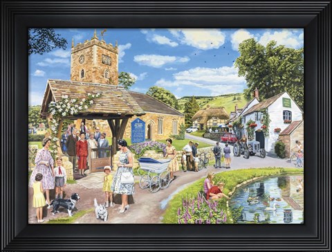 Framed Sunday Service Print