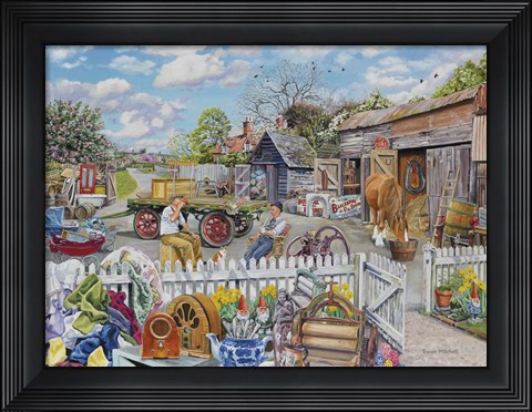 Framed Back In The Yard Print