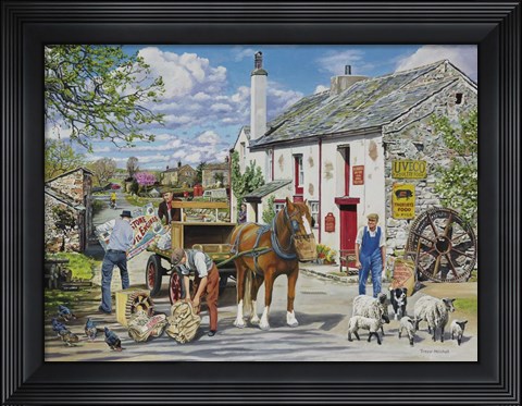 Framed Old Mill Print