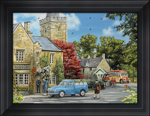 Framed At The Vicarage Print