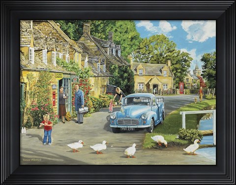 Framed By The Brook Print