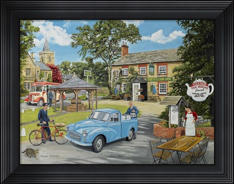 Framed Village Tea Rooms Print