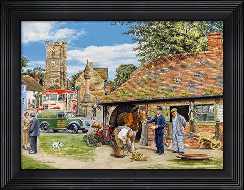 Framed Letters For The Blacksmith Print