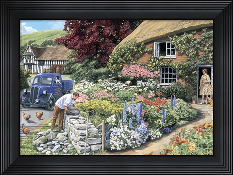Framed Drystone Walling Print