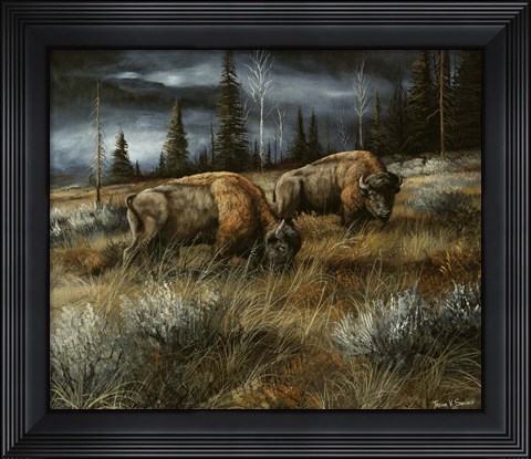 Framed Wet and Stormy Print