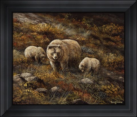 Framed Watchful Mother Print