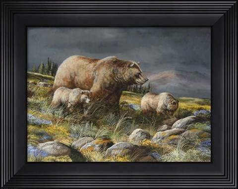 Framed Before The Storm Print