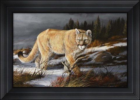 Framed Evening Hunter Print