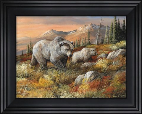 Framed Evening Stroll Print