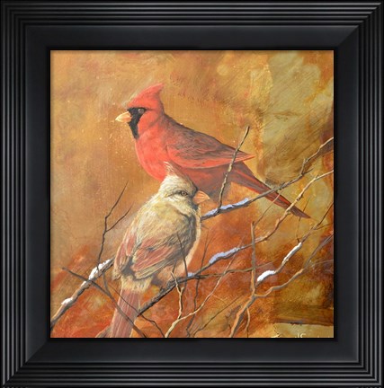 Framed Cardinals Print