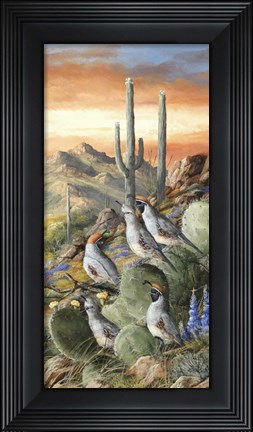 Framed Warm Spring Evening Print