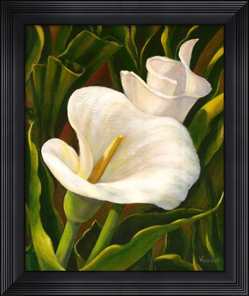 Framed Calla Lily Print