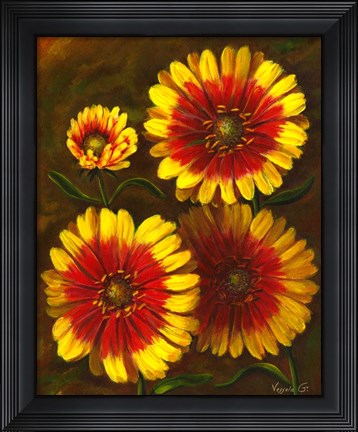 Framed Dazzlers Print