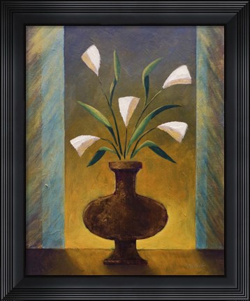 Framed Night Flowers Print