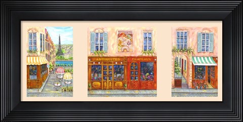 Framed Paris Triptych A Print
