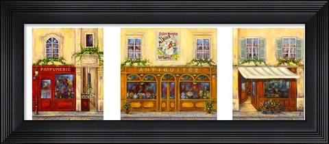 Framed Paris Triptych B Print