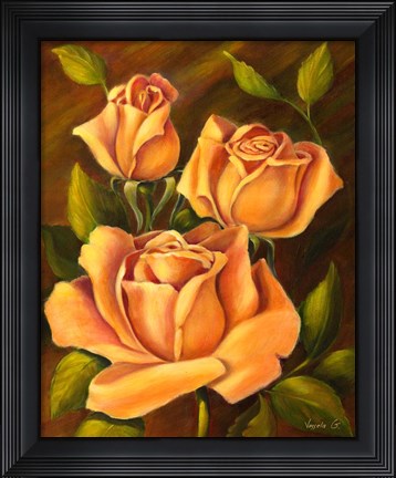 Framed Roses Print