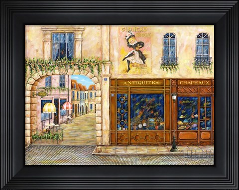 Framed Welcome to Paris Print