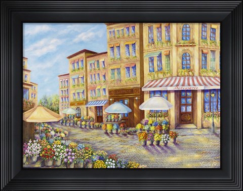 Framed Flower Street Print