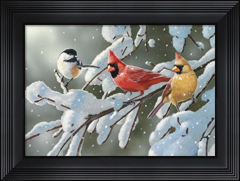 Framed Heavy Snowfall Print