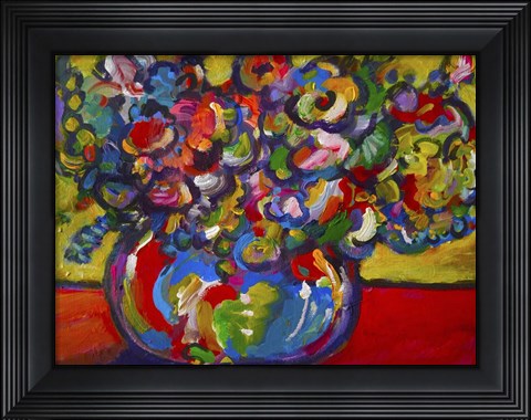 Framed Flowers Print