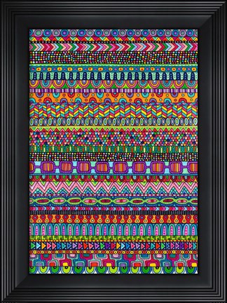 Framed Oaxaca Mat Print