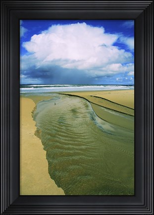 Framed Beach Tales 1 Print