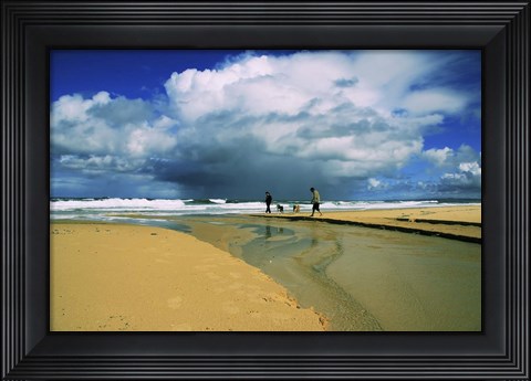 Framed Beach Tales 4 Print