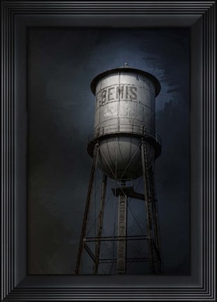Framed Bemis Water Tower Print