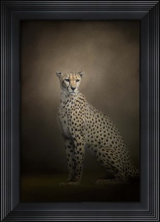 Framed Elegant Cheetah Print