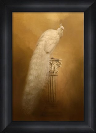 Framed Elegance In Gold Print