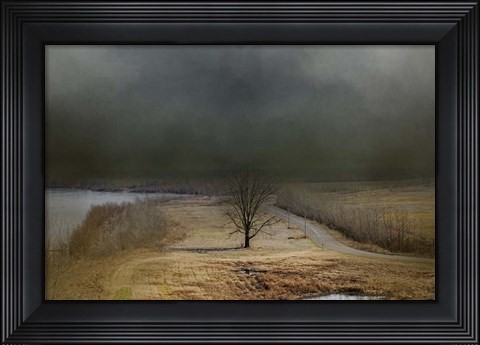 Framed Winding Missouri Road Print