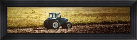 Framed Old Blue Deserted Print