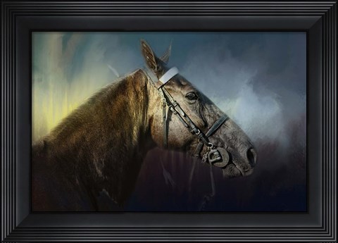 Framed Waiting At Ringside Print