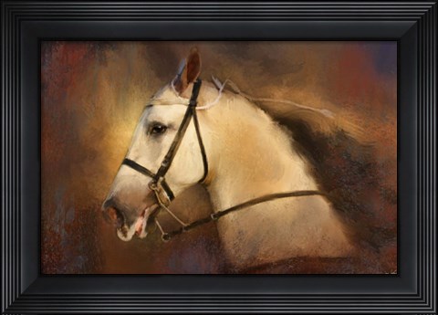 Framed White Heat Print