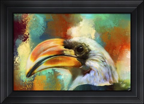 Framed Colorful Expressions Toucan Print