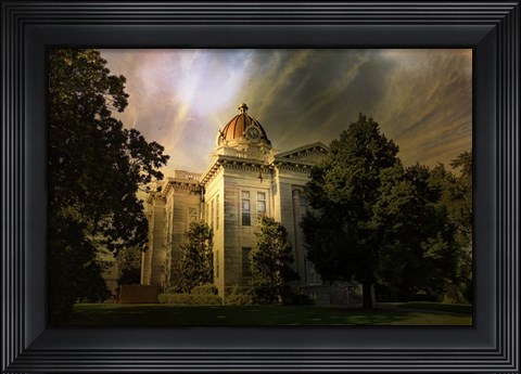 Framed Tupelo Mississippi Courthouse Print