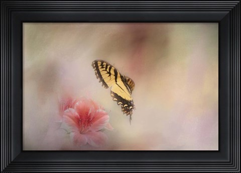 Framed Whisper Of Yellow Print