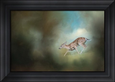 Framed Back Down The Hill Print