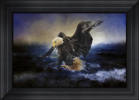 Framed Deep Sea Fishing Print