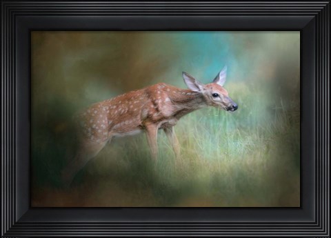 Framed Up The Hill And Into The Light Print